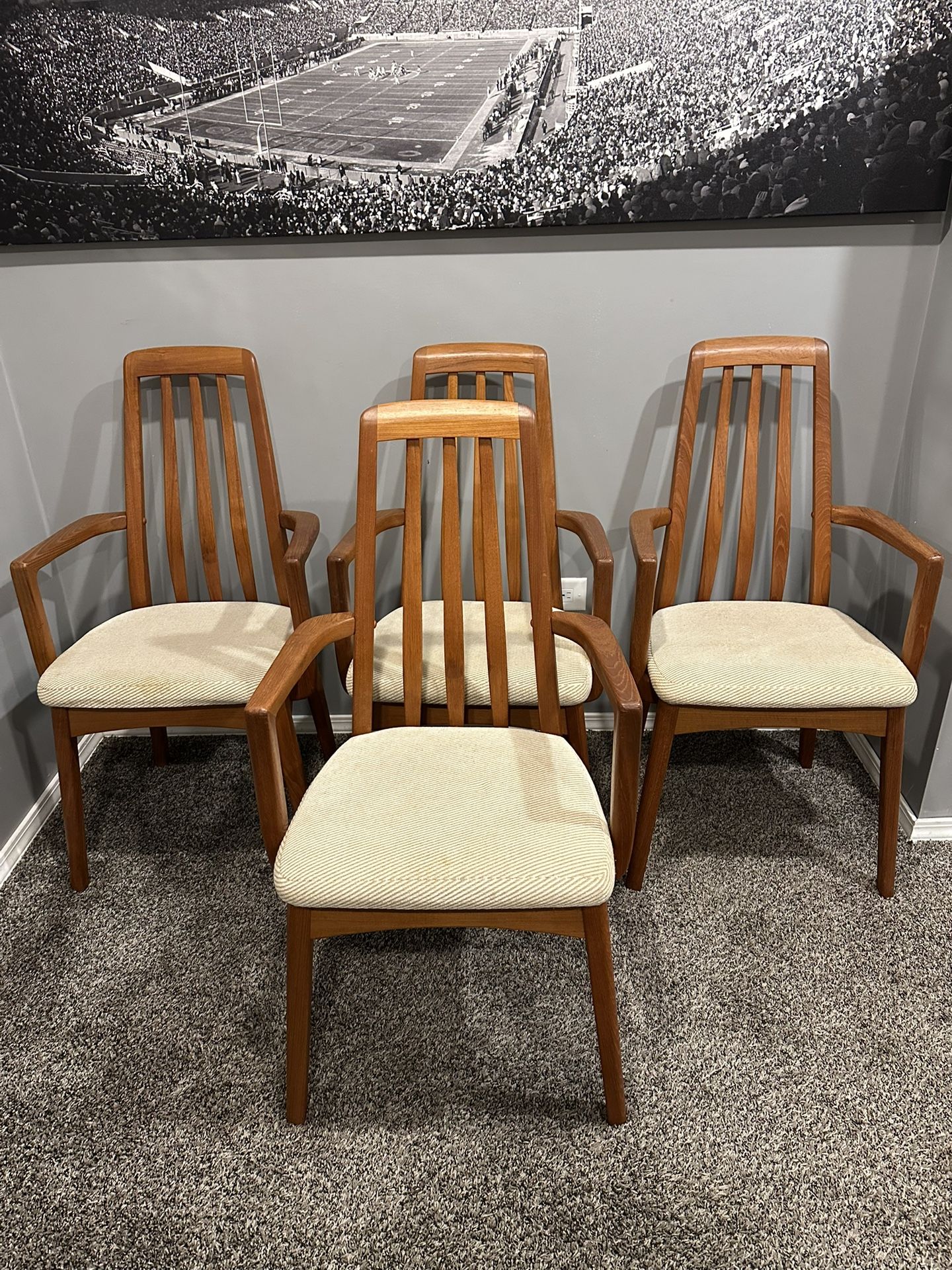 Mid Century Teak Dining Chairs