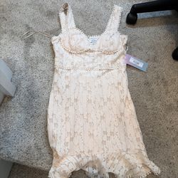 Azura Flutter Dress Small Women’s New