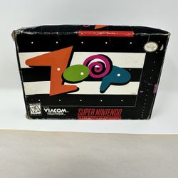 Zoop (Super Nintendo, 1995) CIB Complete Fast Shipping Viacom SNES Tested