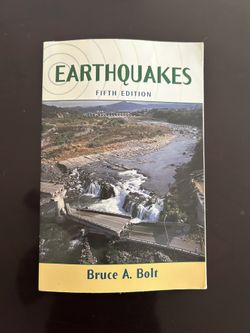 Earthquakes Text Book