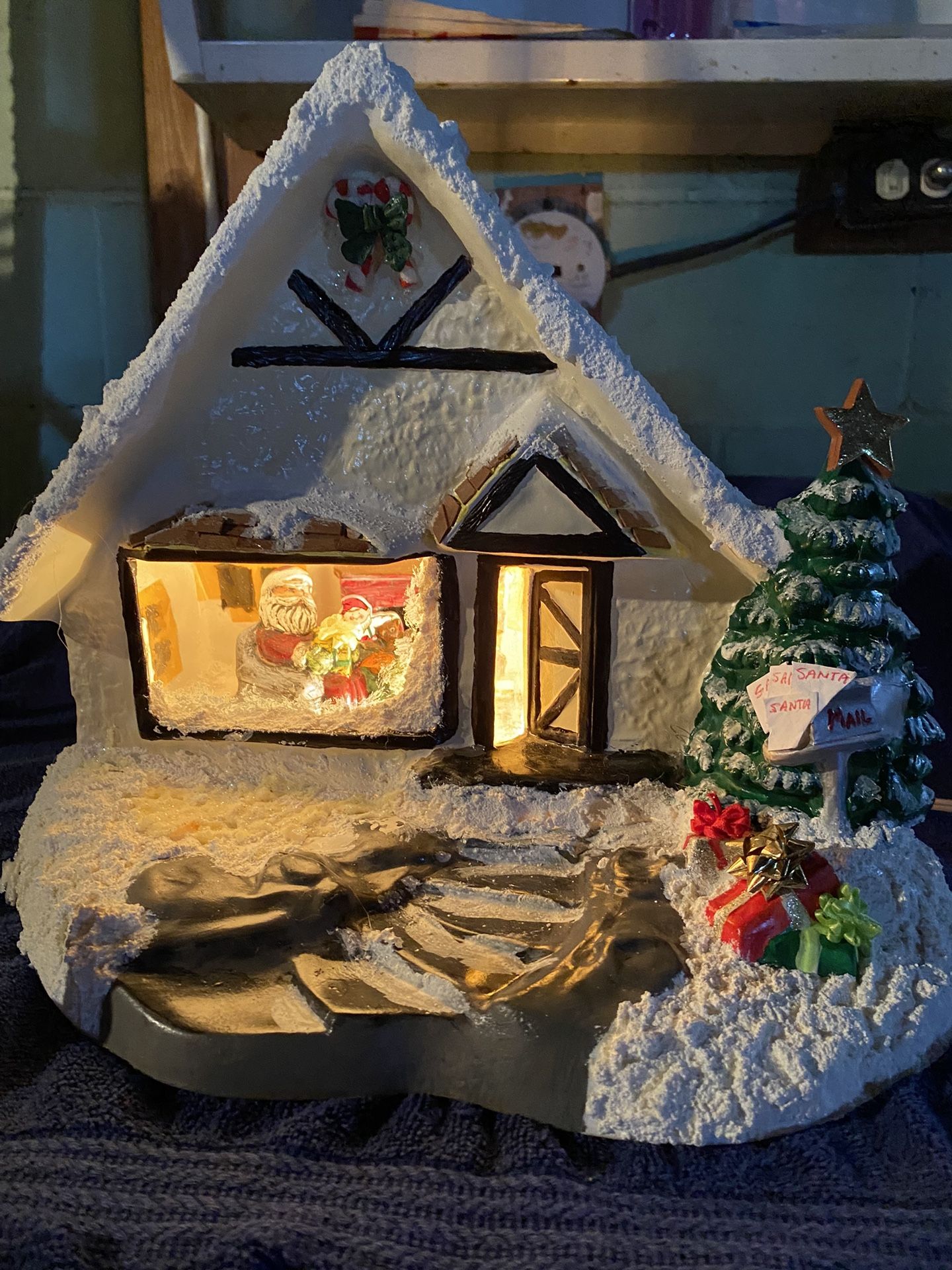Christmas House Santa Home