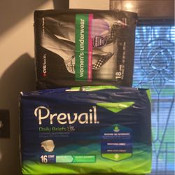I have brand new packs oh adult diapers small medium large and extra-large eight dollars each a pack
