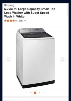 Samsung Washer 