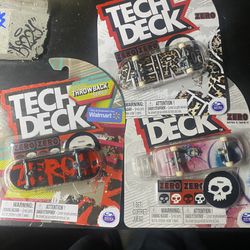 Tech Deck Zero Skateboards Ultra Rarer/Rare Lot
