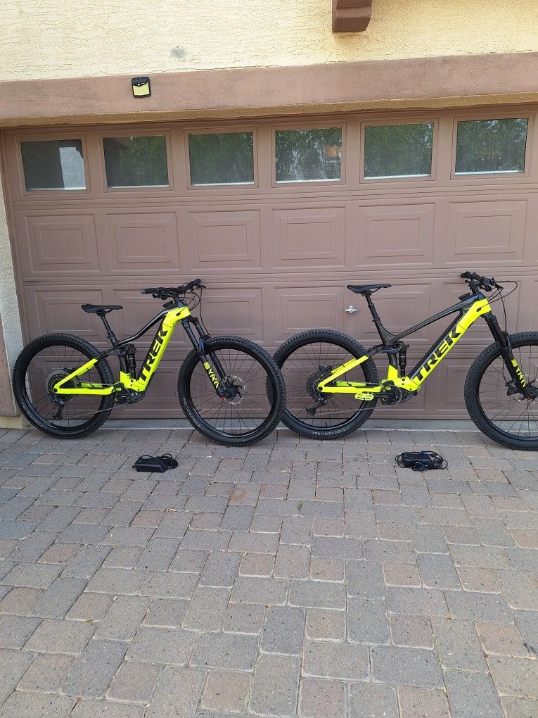 2021 TREK RAIL FULL CARBON E_ BIKE FULL SUSPENSION SETUP TUBELESS ( CHECK MY OTHER BIKES)