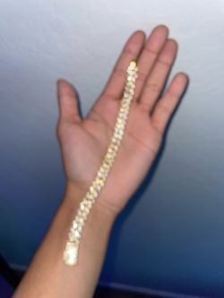 Dipped 14k gold bracelet