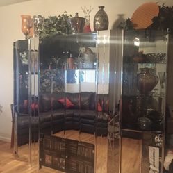 Mirrored Wall Unit