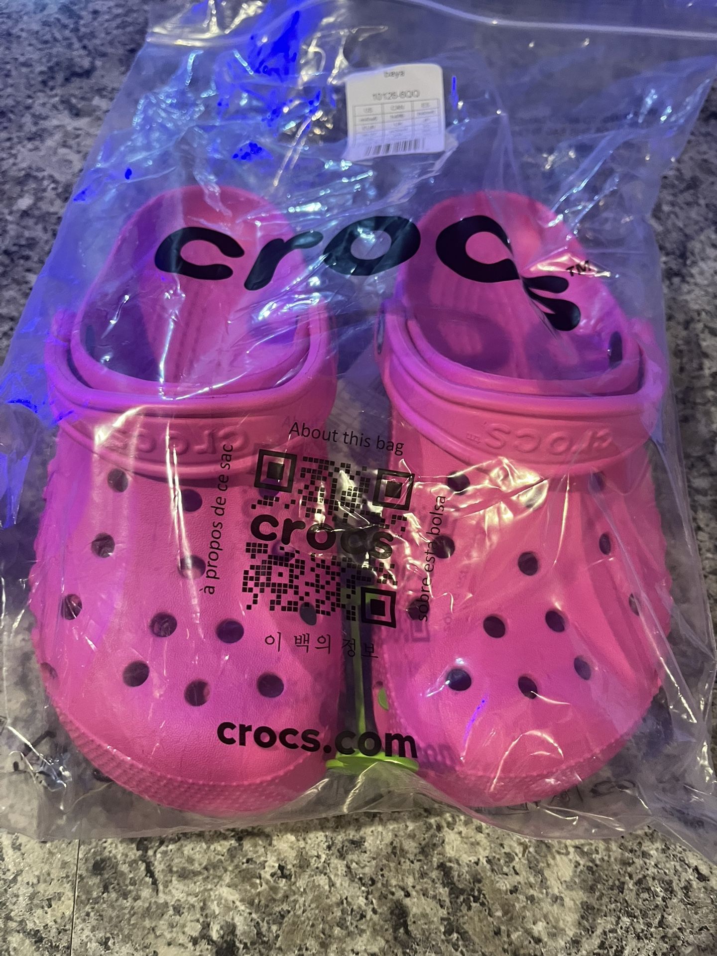 Pink Crocs New 