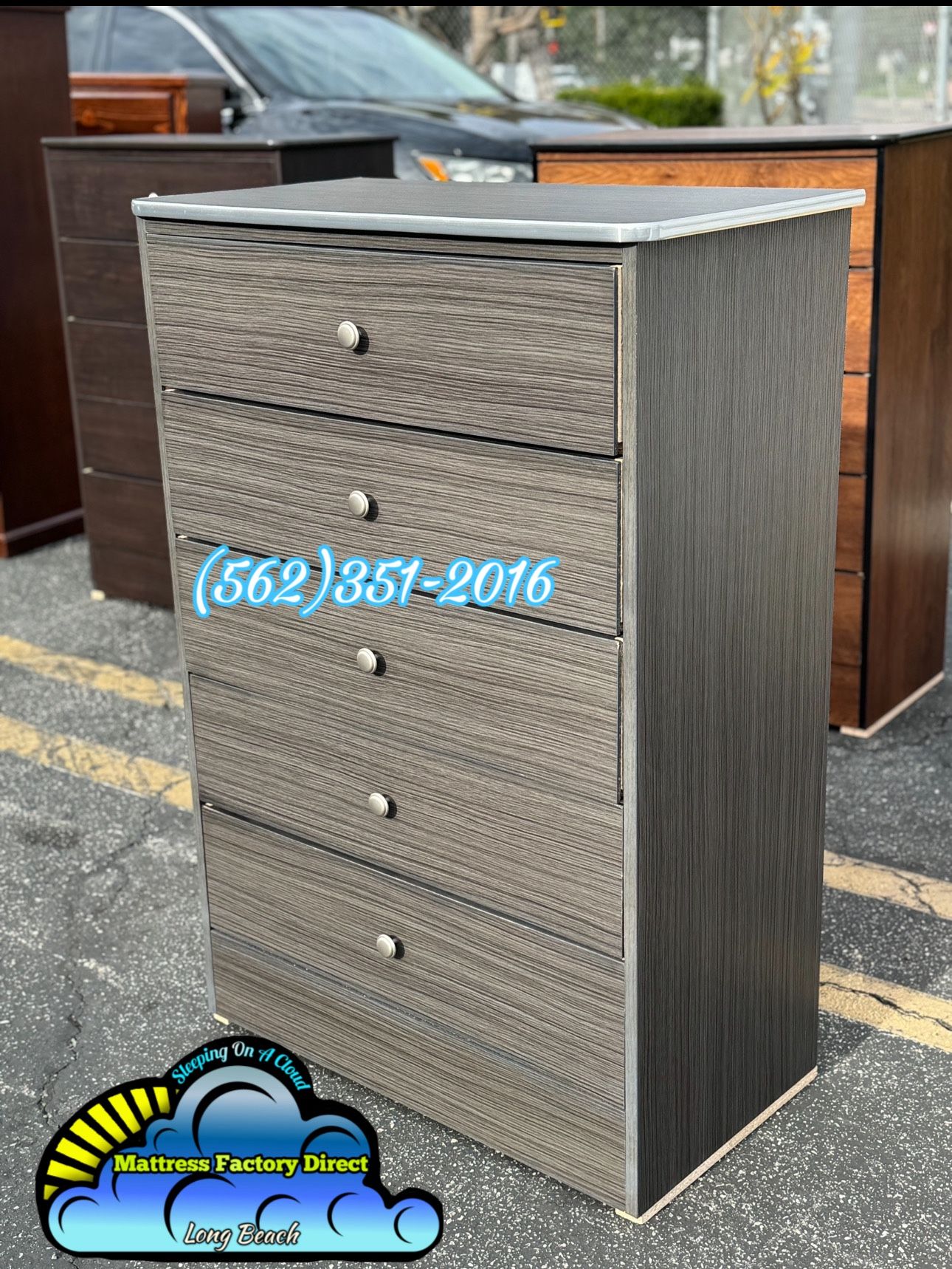 Five Drawer Dresser Grey Chest Comoda Nueva Bonita