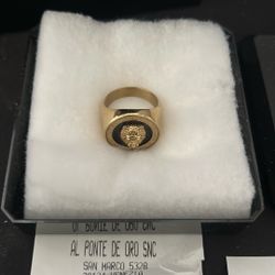 guess lion ring