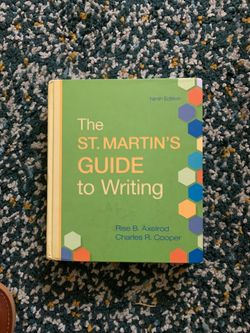 The St. Martin’s Guide to Writing