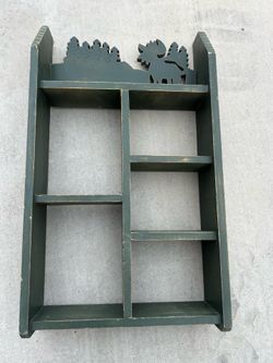 Wooden shelf
