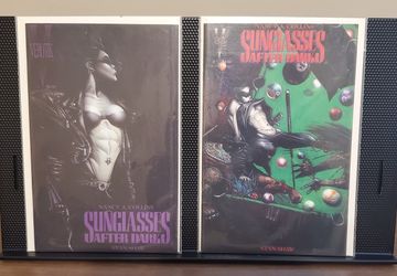 SUNGLASSES AFTER DARK  #1-2 VEROTIK COMIC BOOK LOT 1995 9.6 NM+