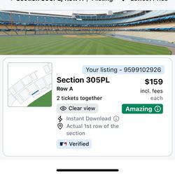 Dodger Tickets - June 14