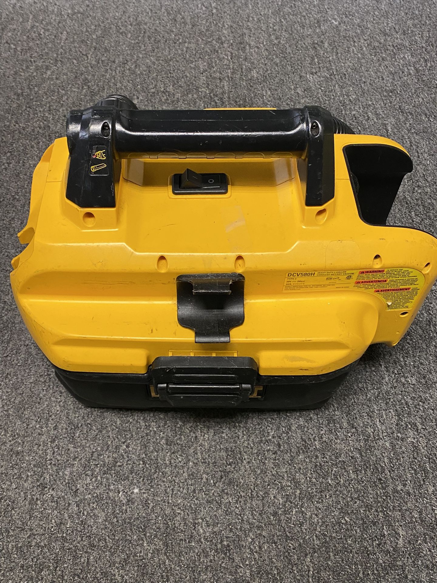 DEWALT DCV580H 20V MAX Cordless Wet-Dry Vacuum(Tool Only, No Battery)