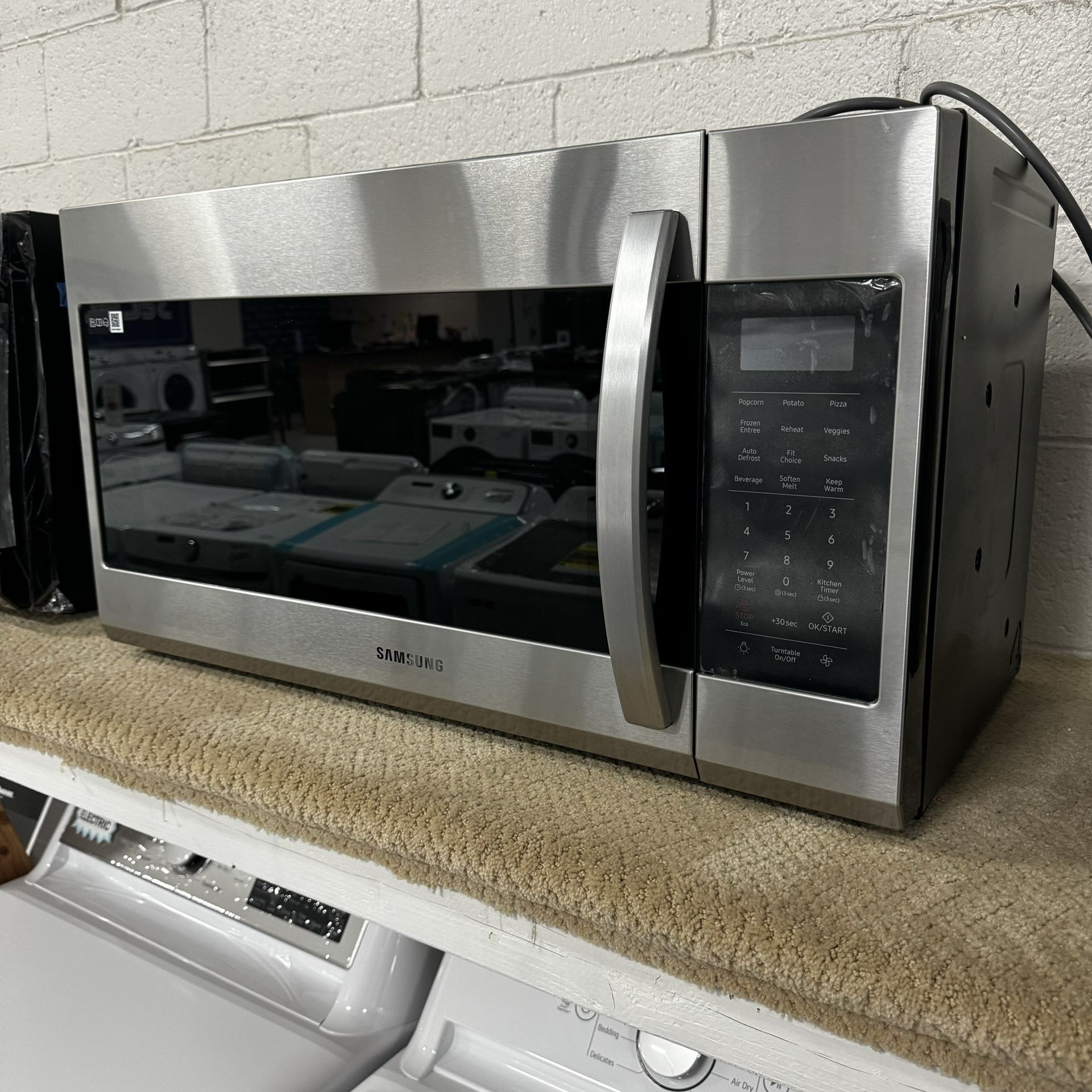 Stainless Steel Samsung Microwave