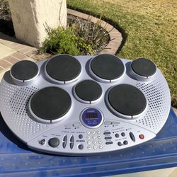 Casio Digital Drum Set Model LD-80 with pedals & drum sticks