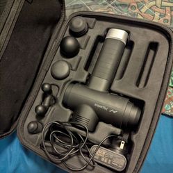 Authentic Hyperice Hypervolt Plus Massage Gun + Travel Case & All Attachments