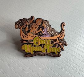 Tokyo Disney Resort Once Upon a Time Tangled Pin Rapunzel Flynn Rider 2014 TDR