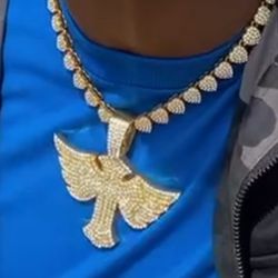 Gold Iced Out Chain 