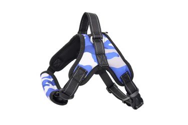 Blue Camouflage Dog Harness