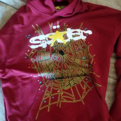 Sp5der Hoodie Red Medium