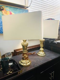 Brass lamps