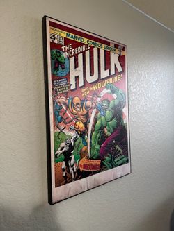 Incredible Hulk #181 Marvel Comics Cover Wall Art