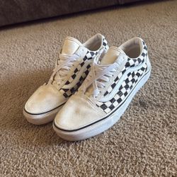 Sz 10 Checkered vans 
