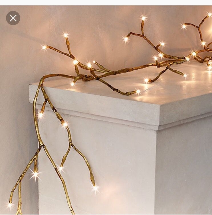 Restoration Hardware 18ft Gold Starlit Garland