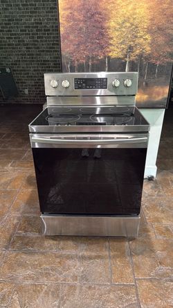 Samsung Electric 4 burner & Warming Stove