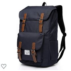 VASCHY Men Backpack Water-resistant Hiking Daypack Travel School Backpack