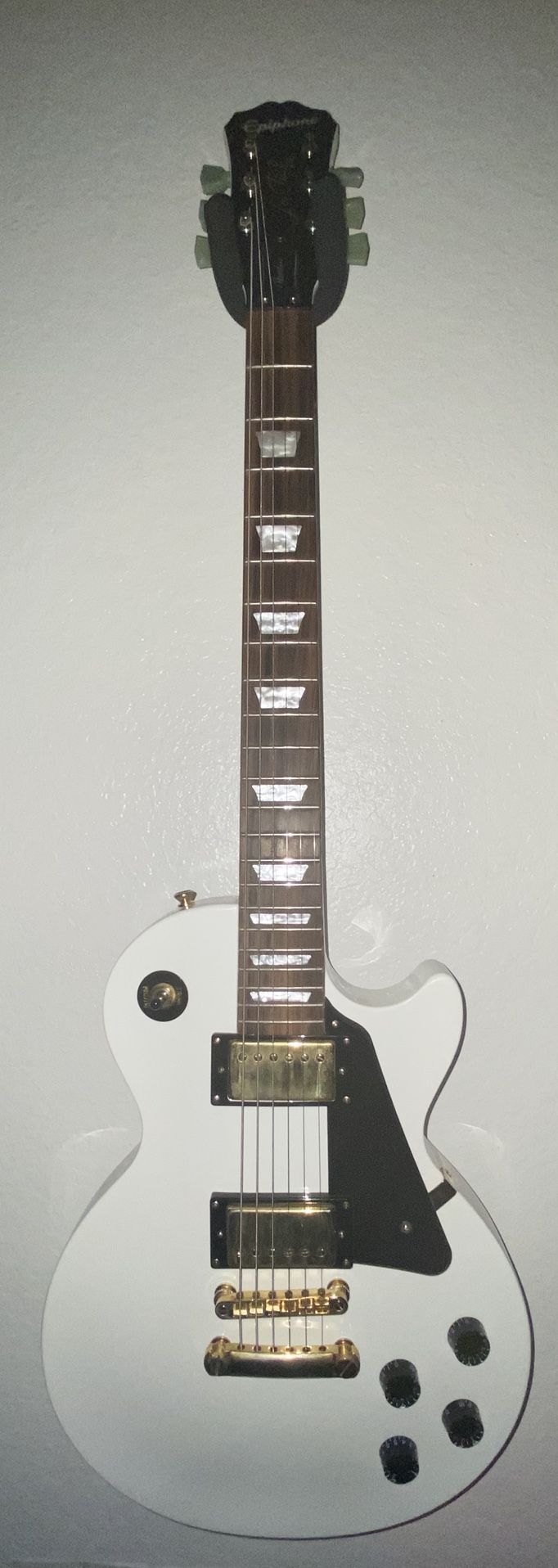 epiphone les paul studio white