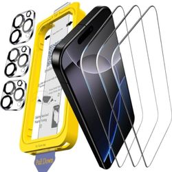 Full Coverage 3 Pack Screen Protector for iPhone 16 Pro Max