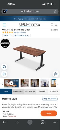 UPLIFT Motorized Office Desk