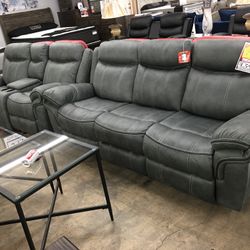 Reclining Sofa & Love ‼️