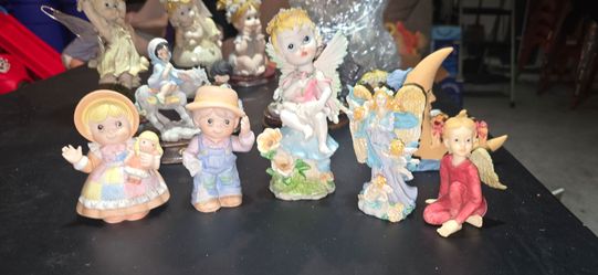 Vintage & Collectible Angel, Fairy & Cherub Figurine Collection Lot