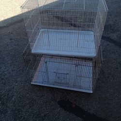 2 bird cages