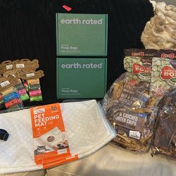 Pet Dog Waste Bags And Pet Treats Bundles Available! 