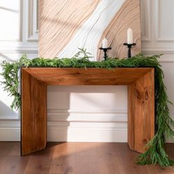 9 FT Artificial Norfolk Pine Christmas Garland – Real Touch Greenery