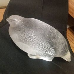 Quail Figurine by Lalique
