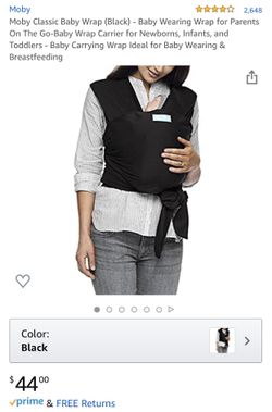 Moby Evolution Baby Wrap Carrier (Brown)