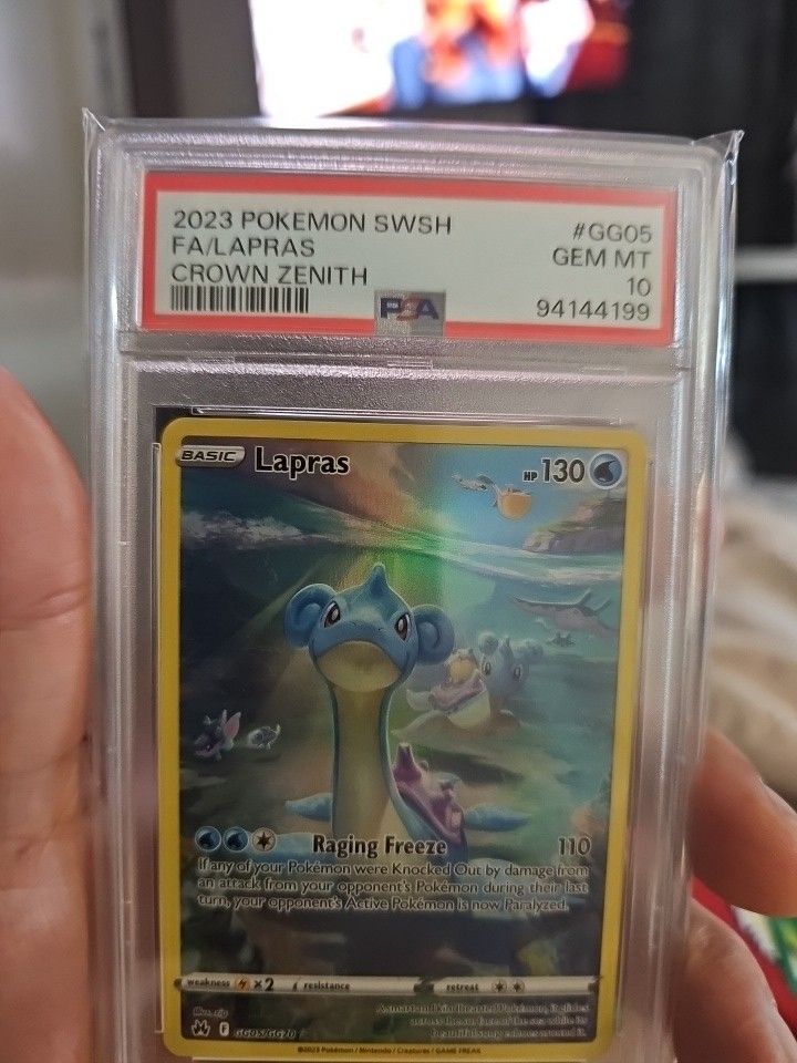 Lapras Crown Zenith PSA 10