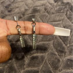 Silver Hoops 