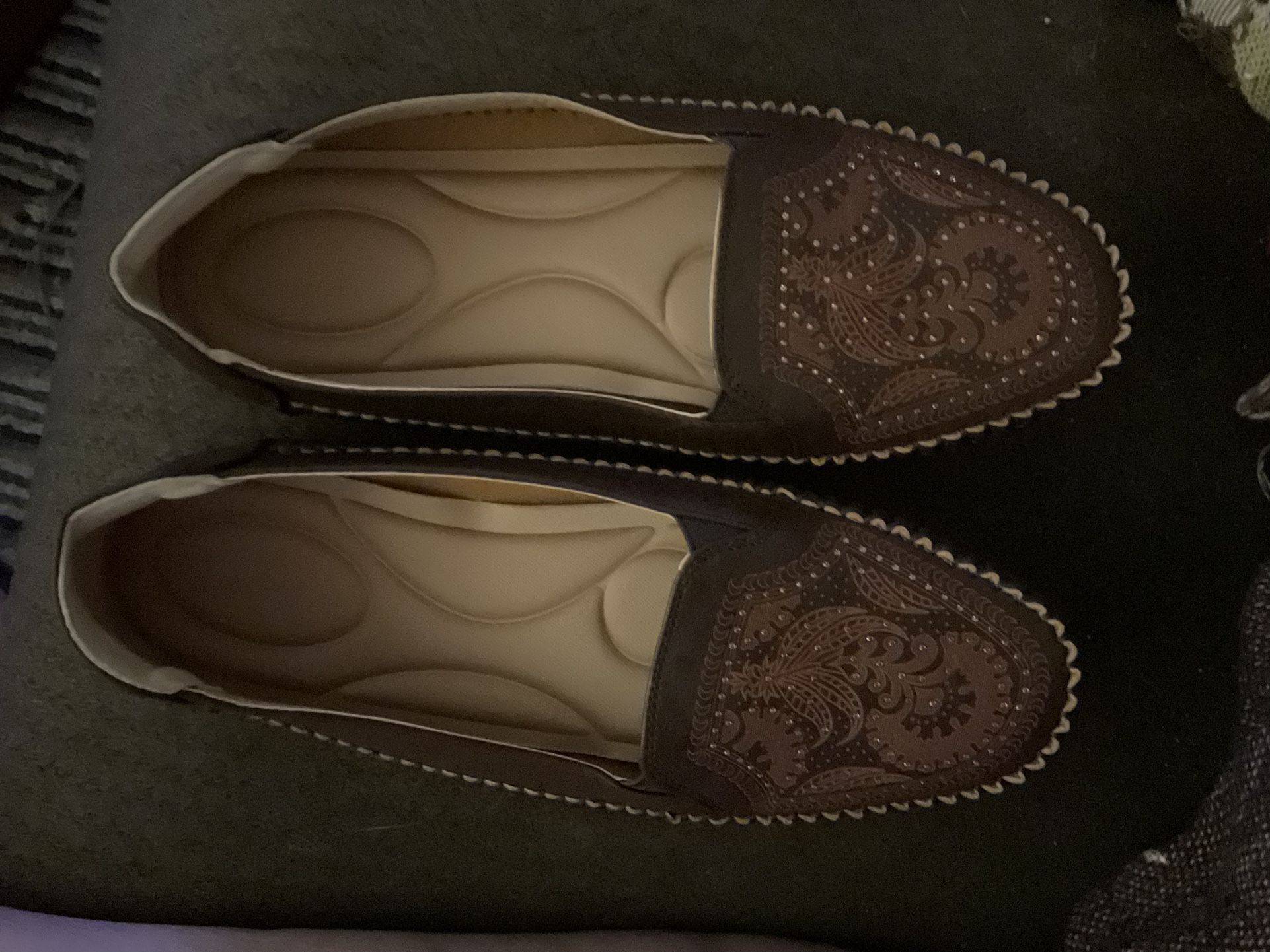 Women’s Brown PU Leather Shoes