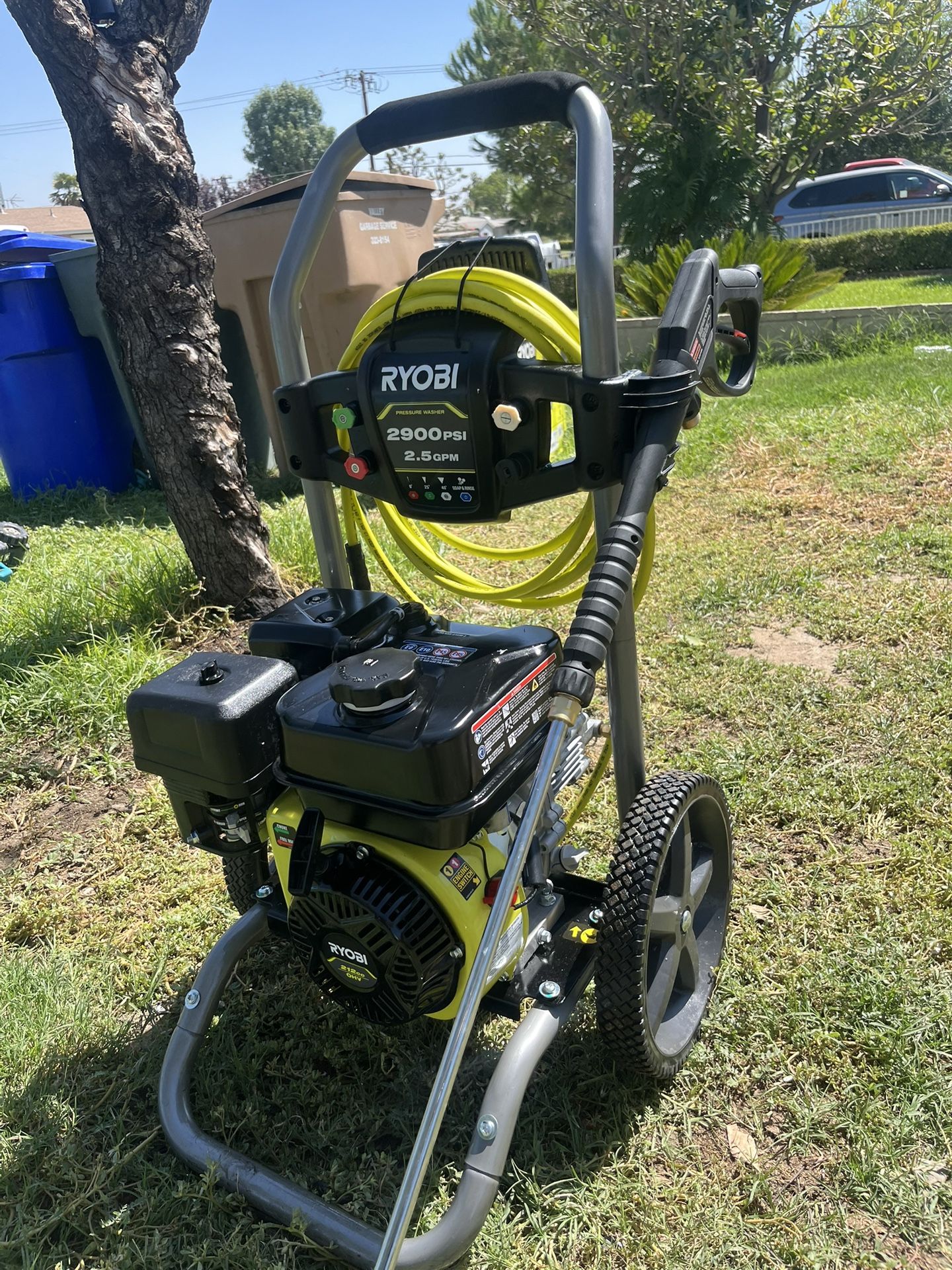 RYOBI 2900 PSI 2.5 GPM Cold Water Gas Pressure Washer with 212cc Engine