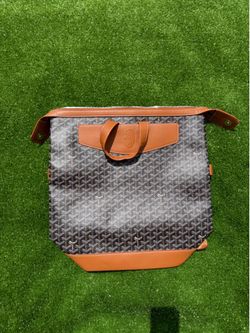Brown goyard backpack