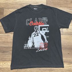 Caitlin Clark WNBA Indiana Fever Charcoal Basketball Graphic T Shirt Mens XL