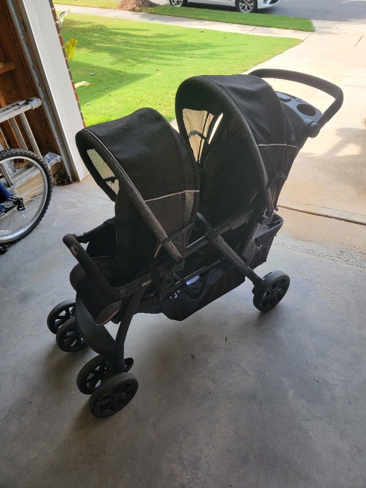 Chicco Double Stroller - Like NEW