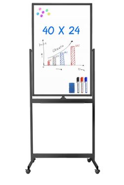 40X24 Rolling Whiteboard